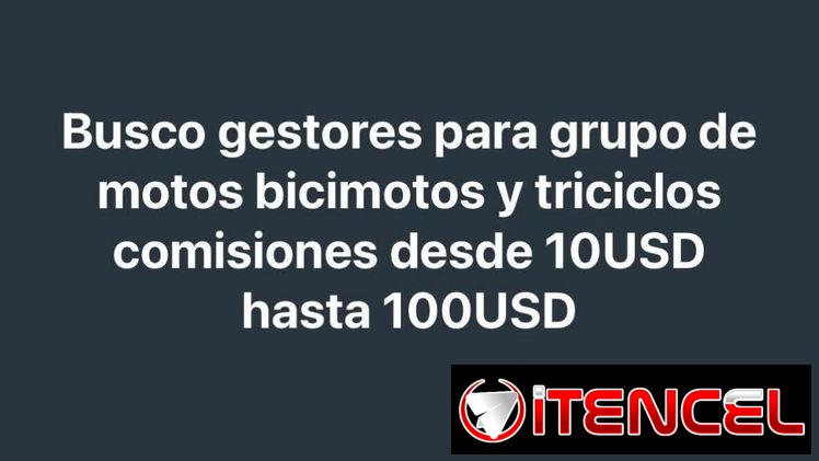 Busco gestores para grupos de motos