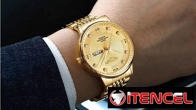 – Reloj Elegante Automático 42mm  LANGQIES