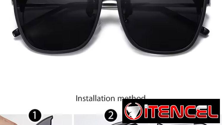 Gafas de sol estilo clip
