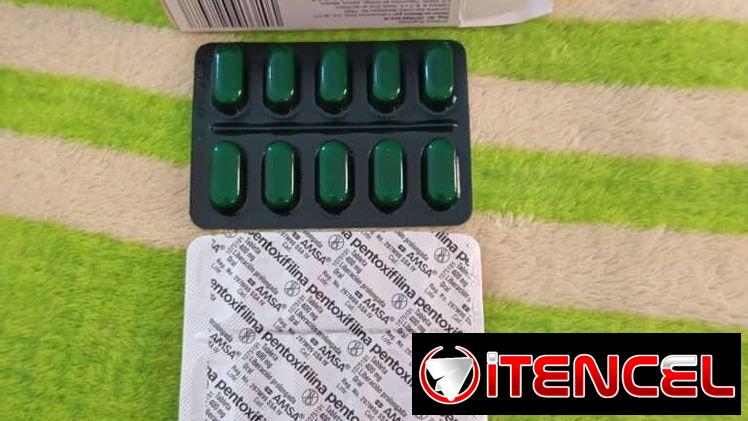 Pentoxifilina 400mg  10 tab