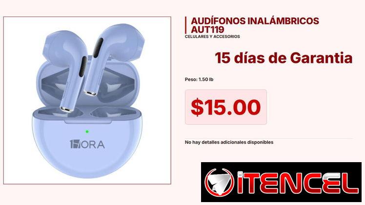 AUDÍFONOS INALÁMBRICOS AUT119 VPT#-0023