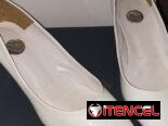 Zapatos puntilla blancos corte salon