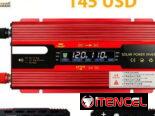 Inversor 4000 watts/ Controlador Solar 100 A/ Cargador 20A / Luces LED Solares / Alarma solar con sensor /control remoto