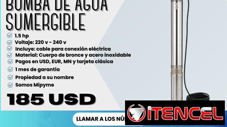 📢 BOMBA SUMERGIBLE 1.5HP U.S.K.  💲 Precio: 185 USD