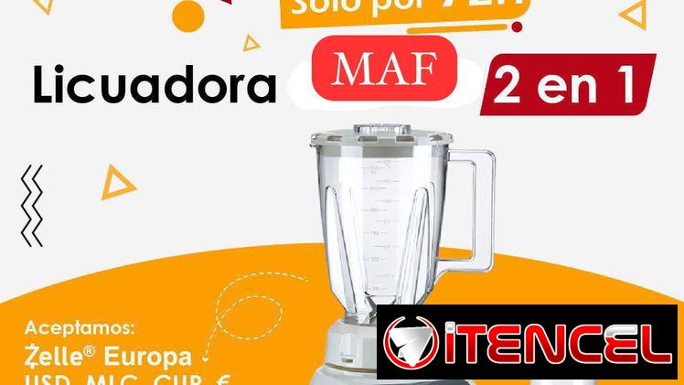 Súper batidora *MAF* 2 en 1 con moledor de especie (Ɓ)