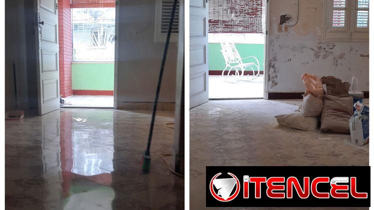 Pulido de pisos, terminación óptima en cada trabajo. Brigada con más de 10 años de experiencia.