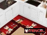 Juego de alfombras para cocina