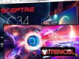 ☎️53544655 🛵 Entrega Gratis ⭐Monitor Curvo Ultra Ancho Sceptre 34” WQHD 180Hz ⭐