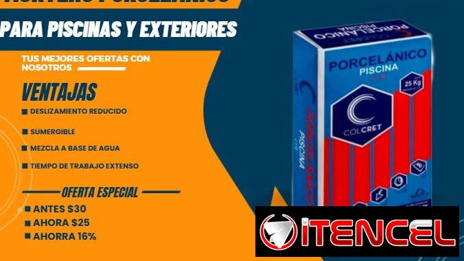 Mortero cola para interiores, exteriores y piscinas