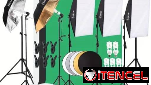 Lámparas 📍 Kit completo de estudio con todo lo que sale en la foto económica 👌🏻