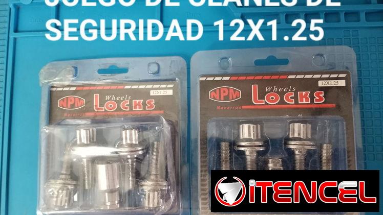 Juego De Clanes De Seguridad Esparragos 12×1.25 Nuevos(5271.uno7.nueve7)+Transporte Negociable Dependiendo De La Compra