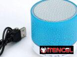 🔊 Altavoz Bluetooth Portátil LED 🔵 Con Luces, Ranura TF, Manos Libres y Sonido Potente 3W – Mini Speaker Ideal para PC