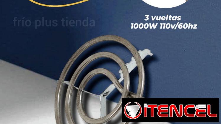 Resistencia 3 Vueltas 1000w 110v/60hz