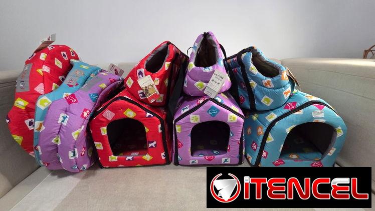 Set de Casa-Canasta-Cama para perros