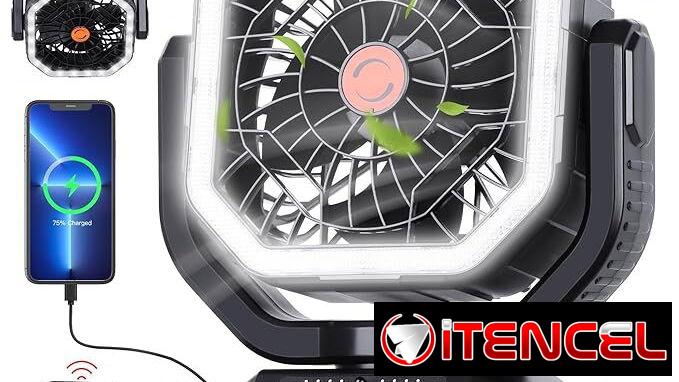 Ventilador Recargable F10 Portátil de Alta Velocidad