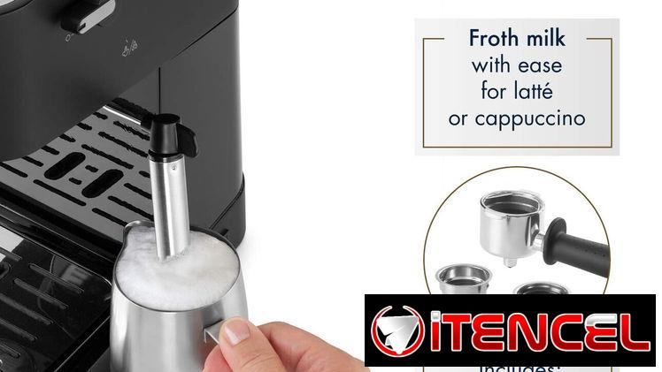 Cafetera Delonghi MOD. STILOSA doble disparo 15BAR 1100W C/ depósito de agua 1.1L y brazo espumante NUEVA Tf-> 59030040.