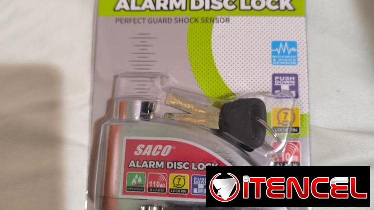 candado con alarma