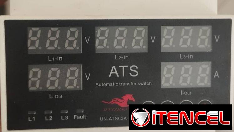 ATS Digital 63A – 110VControl total y seguridad para tu sistema eléctrico.✔️ Voltaje de trabajo: 110V✔️ Tiempo de recupe