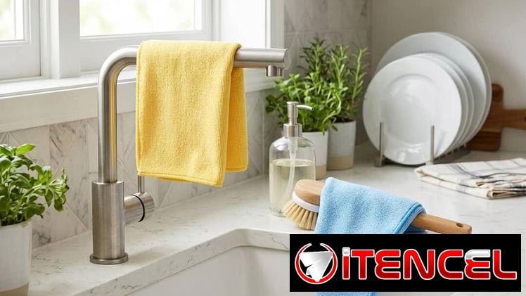 🧼✨ JUEGO DE 2 TOALLITAS DE MICROFIBRA – MULTIUSOS, SIN PELUSAS, REUTILIZABLES – 5 USD