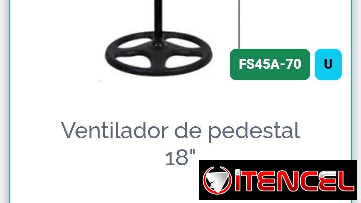 Ventilador de pedestal 18