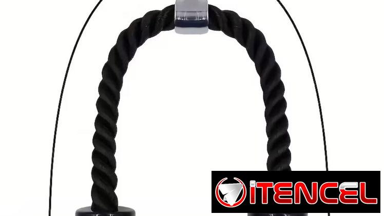 🔥 Agarre de Cuerda Premium para Tríceps y Bíceps 58234161 y 56902981 FITNESSARMY