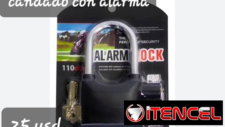 Candado con alarma