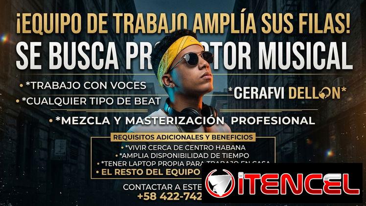 SE BUSCA PRODUCTOR MUSICAL