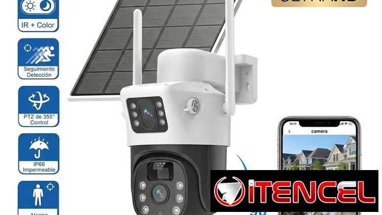 Cámara Solar/2 visores/ 8 Mpx/wifi/