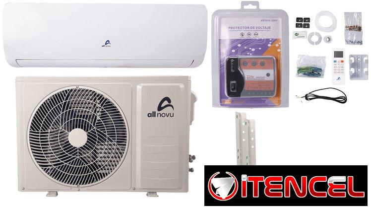 Split de 1 tonelada ALL Novu  incluye brazos originales y regulador de voltaje 220v $290 USD con transporte incluido