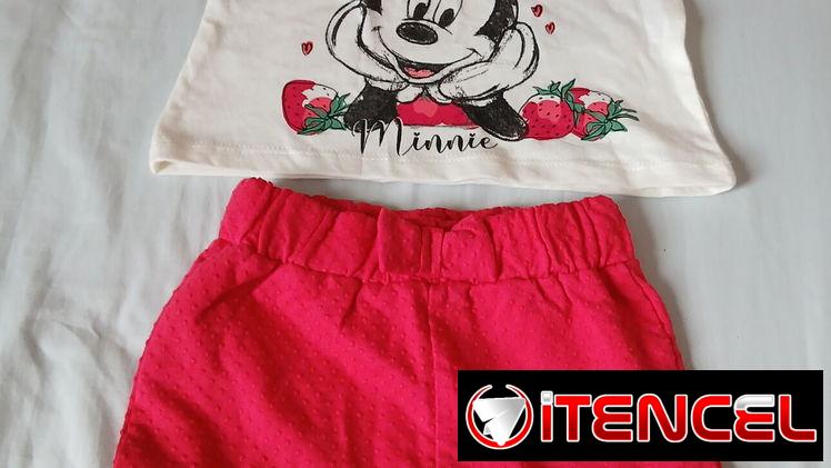 Conjunto de chort + pulober+cintillo para Bebé de Mini