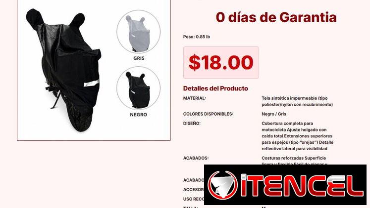 Capa Protectora de Moto: Superficie de Fácil Limpieza e Impermeable