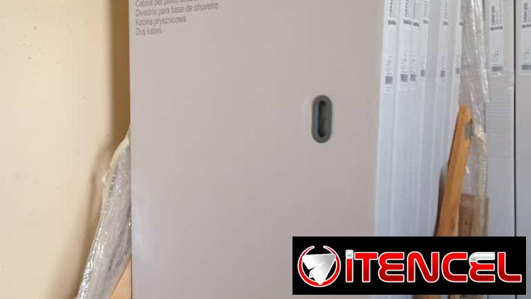 Cabinas, paños fijos y mampara todo original en su caja 100% calidad