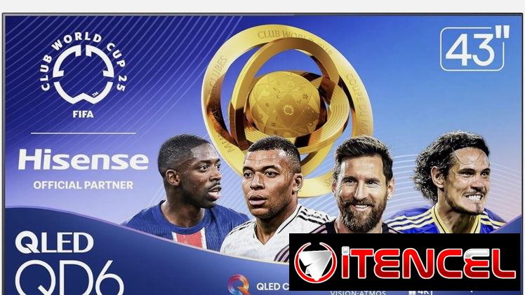Hisense de 43” QLED 4K UHD ( serie QD6 del 2025 )