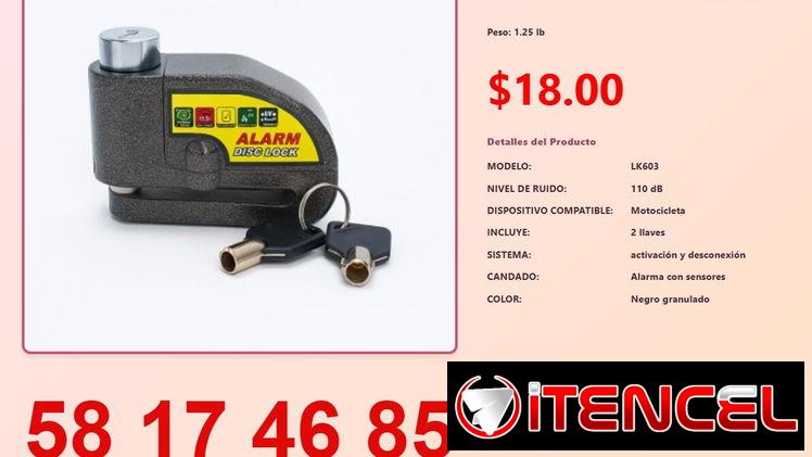 CANDADO CON ALARMA