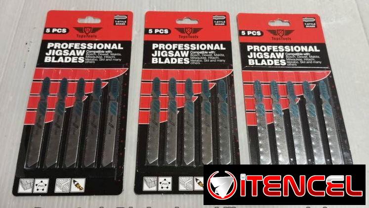 Paquete de 5 hojas de cuchillas de calar para METAL