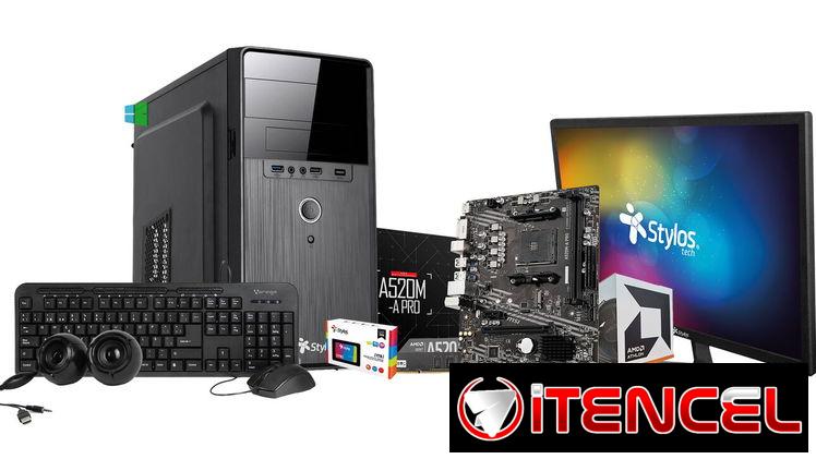 Computadora AMD Ryzen™. Todas las piezas y accesorios nuevos en caja sin estrenar. 60 días de garantía.