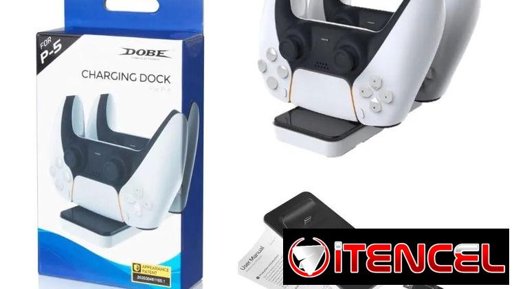 Base de Carga para Mandos de PS5 (2 en 1)