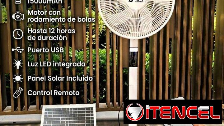 Ventiladores recargable