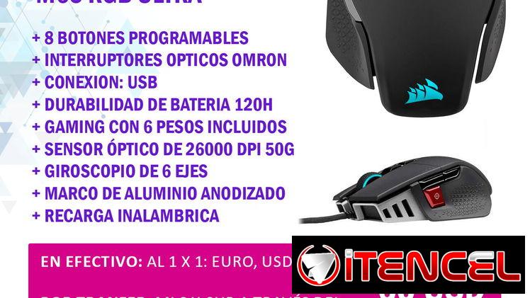 🖱️ Mouse Corsair M65 RGB Ultra – Nuevo | 60 USD