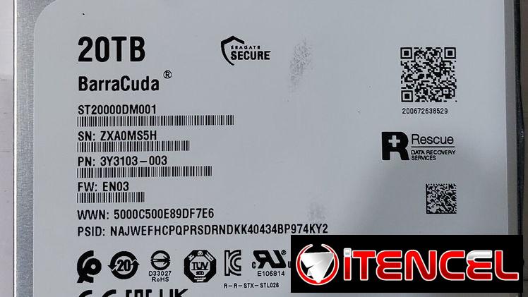 Disco duro interno Seagate Barracuda 20TB 0 kilometros sin usar-340usd
