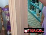 Puertas plegable de pvc tipo acordeon con cierre x iman .