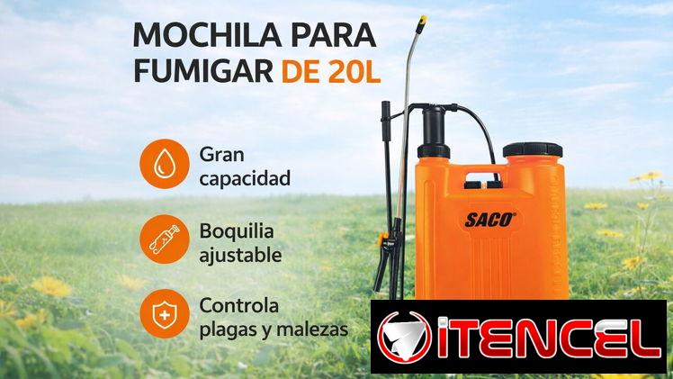 Mochila para fumigar de 20 litros de capacidad