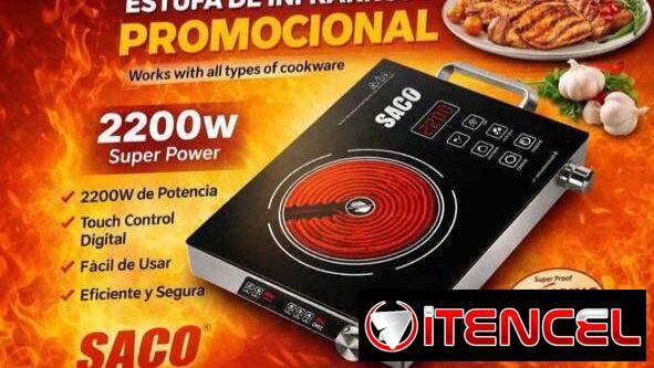 Cocina de Infrarojo+ 1 Mes de Garantía