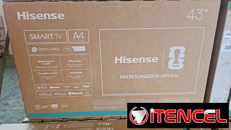 Smart TV HISENSE 43″(FullHD) modo Gamer.Factura, Garantía y Domicilio Gratis .