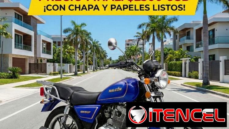 🔥 ¡YA EN CUBA! 🏍️ Halcón GN150F 0KM – $2000 USD 💵 con CHAPA. Entrega Inmediata 🚀
