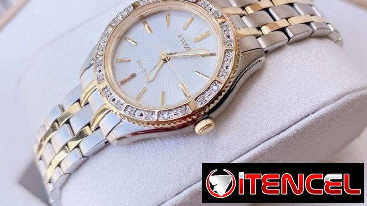CITIZEN ECODRIVE CARINA (EM0244-55A) DE MUJER CON DIAMANTES , 29MM EN ACERO INOXIDABLE , NUEVO A ESTRENAR 58049738