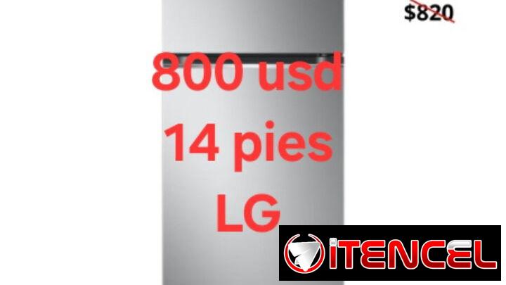 REFRIGERADOR NO FROST LG DE 14 PIES SELLADO EN CAJA