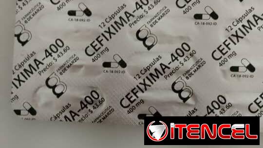 Cefixima de 400mg
