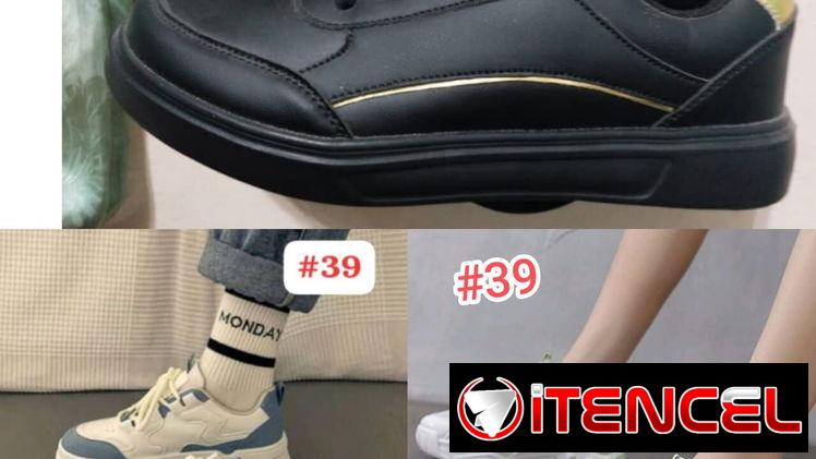 Tenis de mujer y sandalias