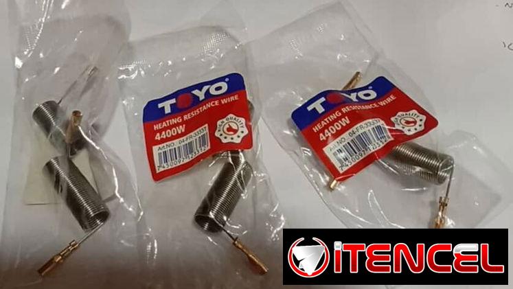 Resistencias para ducha eléctricas marca TOYO 4400W. Nuevas